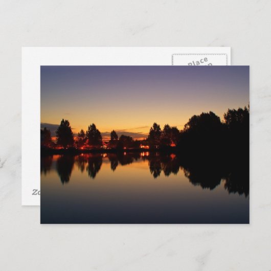 Sunrise in het briefkaart Cotswold (Voorkant / Achterkant)