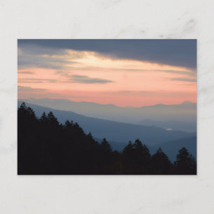 Sunrise in het Great Smoky Mountains Briefkaart