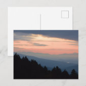 Sunrise in het Great Smoky Mountains Briefkaart (Voorkant / Achterkant)