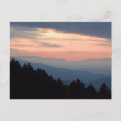 Sunrise in het Great Smoky Mountains Briefkaart (Voorkant)