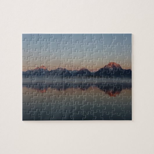 Sunrise in Jackson Dam Grand Teton National Park Legpuzzel (Horizontaal)