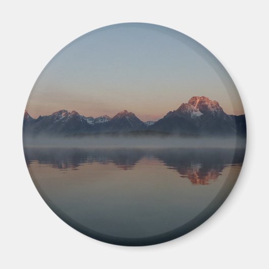 Sunrise in Jackson Dam Grand Teton National Park Magneet (Voorkant)