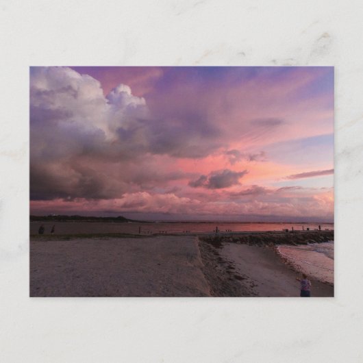 Sunrise in Jetty Park, Fort Pierce, Florida Briefkaart (Voorkant)