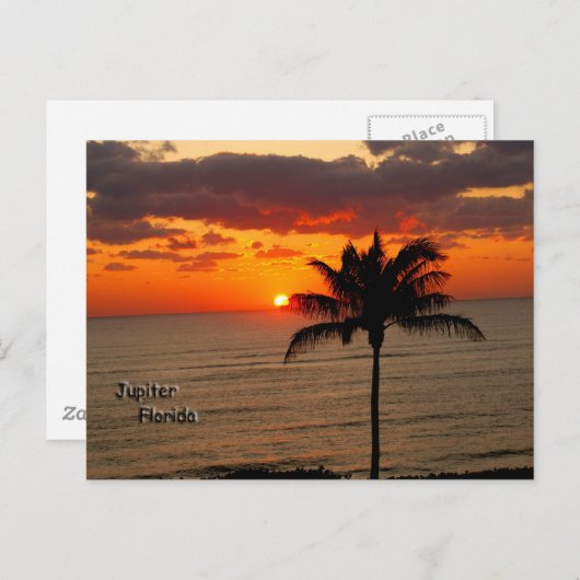 Sunrise in Jupiter Briefkaart (Voorkant / Achterkant)