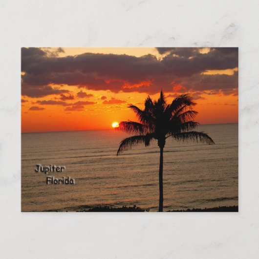 Sunrise in Jupiter Briefkaart (Voorkant)