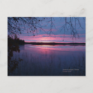 Sunrise in Lapland Briefkaart