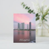 Sunrise in Miami Briefkaart (Staand voorkant)