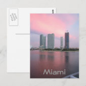 Sunrise in Miami Briefkaart (Voorkant / Achterkant)