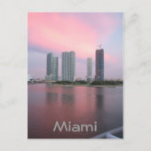 Sunrise in Miami Briefkaart (Voorkant)