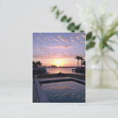 Sunrise in Miami Briefkaart (Staand voorkant)