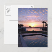 Sunrise in Miami Briefkaart (Voorkant / Achterkant)