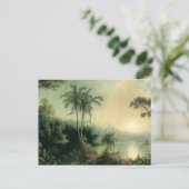Sunrise in Nicaragua, schilderij van M.J. Heade Briefkaart (Staand voorkant)