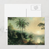 Sunrise in Nicaragua, schilderij van M.J. Heade Briefkaart (Voorkant / Achterkant)
