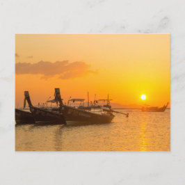Sunrise in Pak Meng, Trang, Thailand Briefkaart