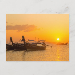 Sunrise in Pak Meng, Trang, Thailand Briefkaart
