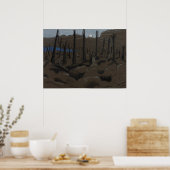 Sunrise Inverness Copse Poster (Keuken)