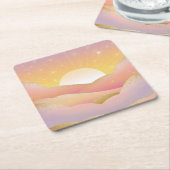 Sunrise Iridescent Sparkles Onderzetter Set (Schuin)