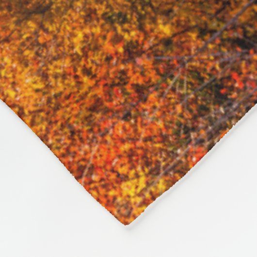 Sunrise Kancamagus Highway Overlook New Hampshire Fleece Deken (Hoek)