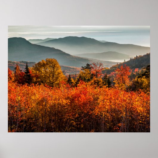 Sunrise Kancamagus Highway Overlook New Hampshire Poster (Voorkant)