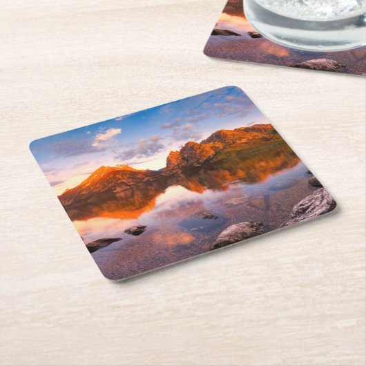 Sunrise Kartonnen Onderzetters (Schuin)
