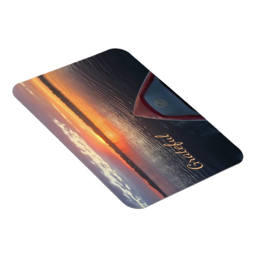 Sunrise Kayak Gratitude Magneet (Rechterzijde)