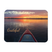 Sunrise Kayak Gratitude Magneet (Horizontaal)