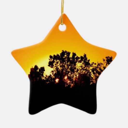 Sunrise Keramisch Ornament (Voorkant)