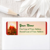 Sunrise kerstlicht Foto 2 Etiket (Insitu)