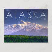 Sunrise Kisses Mt. McKinley | Alaska Range Briefkaart (Voorkant)