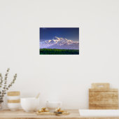 Sunrise Kisses Mt. McKinley | Alaska Range Poster (Keuken)