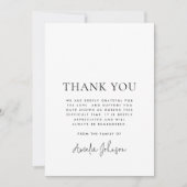 Sunrise klif en vogels begrafenis sympathie bedankkaart (Voorkant)