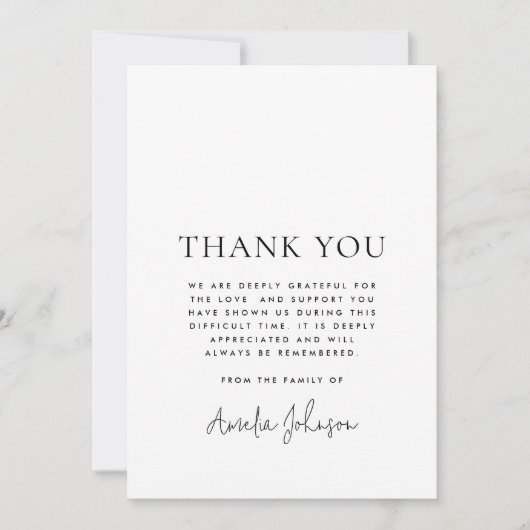 Sunrise klif en vogels begrafenis sympathie bedankkaart (Voorkant)