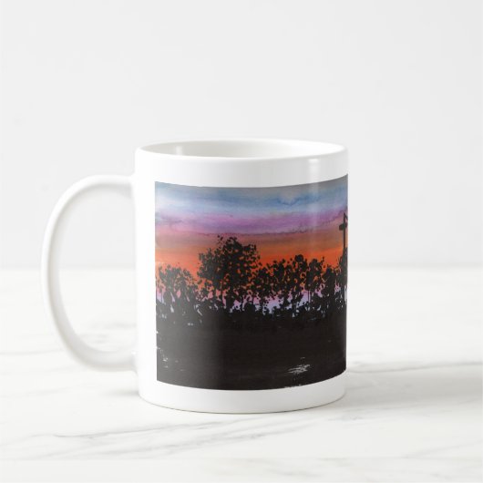 Sunrise koffiekopje koffiemok (Links)