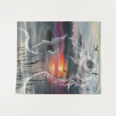 Sunrise Lady Tapestry - Natuur Wandkleed (Voorkant (horizontaal))