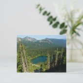 Sunrise Lake van Boven op Mount Rainier Park Briefkaart (Staand voorkant)