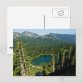 Sunrise Lake van Boven op Mount Rainier Park Briefkaart (Voorkant / Achterkant)