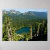 Sunrise Lake van Boven op Mount Rainier Park Poster (Voorkant)