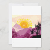 Sunrise Landscape Kaart (Voorkant)