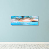 Sunrise Landscape Painting Canvas Afdruk (Insitu (Houten vloer))