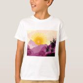 Sunrise Landscape T-shirt (Voorkant)