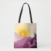 Sunrise Landscape Tote Bag (Voorkant)