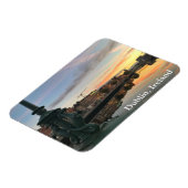 Sunrise langs de Liffey-rivier in Dublin, Ierland Magneet (Linkerzijde)