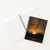 Sunrise Leo Tolstoy Happiness Quote Black Journal Notitieboek (Binnen)