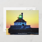 Sunrise Lighthouse Duluth, Minnesota Briefkaart (Voorkant / Achterkant)