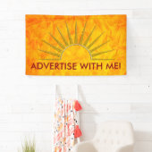 SUNRISE logo Gold Silver I + jouw ruggengraat. en  Spandoek (Insitu)