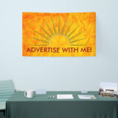 SUNRISE logo Gold Silver I + jouw ruggengraat. en  Spandoek (Beurs)