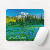 Sunrise Lupine en Mount Rainer Muismat (Met muis)