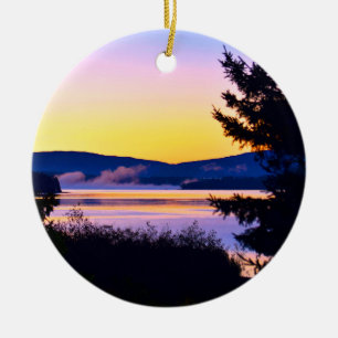 Sunrise Maine keramische kerstversiering Keramisch Ornament
