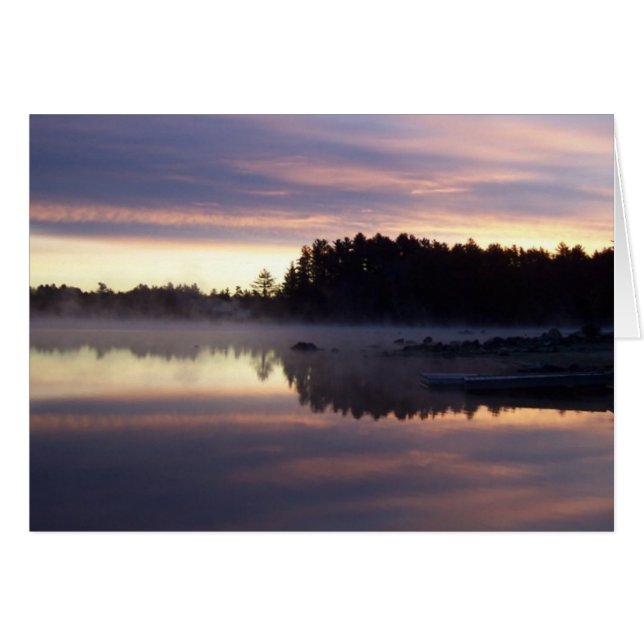 Sunrise Maine lakeview (leeg) (Voorkant Horizontaal)