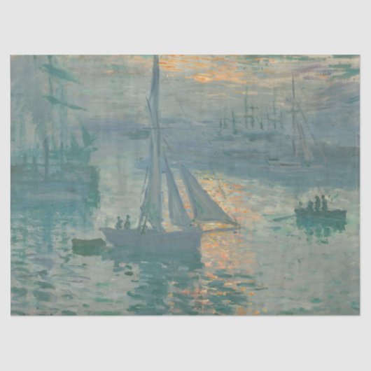 Sunrise (Marine) door Claude Monet Tissuepapier (Voorkant)
